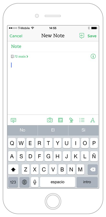 iOS Keyboard Layout