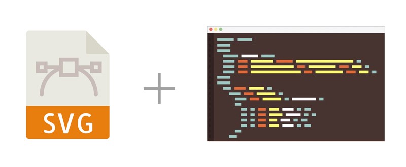 Illustration of SVG code